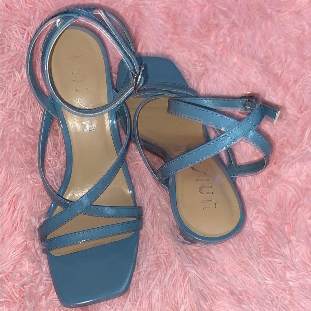 Blue Strappy Sandals